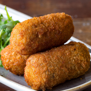 Croquette mushroom, creamy garlic (vegetarisch)