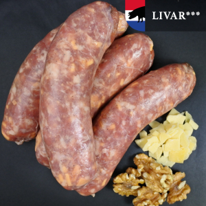 Braadworst LIVAR - cheddar/walnoot
