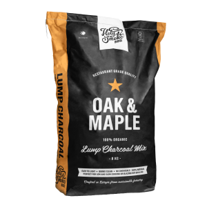 Holy smoke BBQ oak/maple houtskool