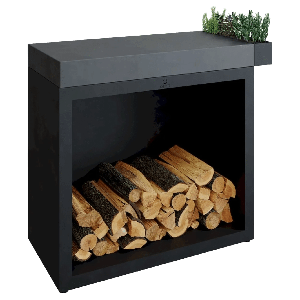 OFYR Butcher Block Storage 90 Black Donker Grijs Keramiek