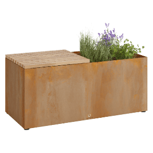 OFYR Herb Garden Bench Corten