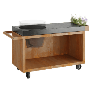 OFYR Kamado Table Corten 135 PRO Beton BGE