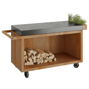 OFYR Mise en Place Table Corten 135 PRO Donker Grijs Keramiek