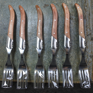 6x L'aguiole steakvorken