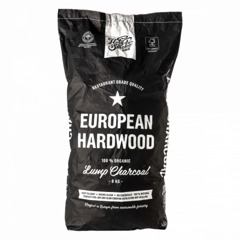 Holy smoke BBQ European hardwood lump houtskool