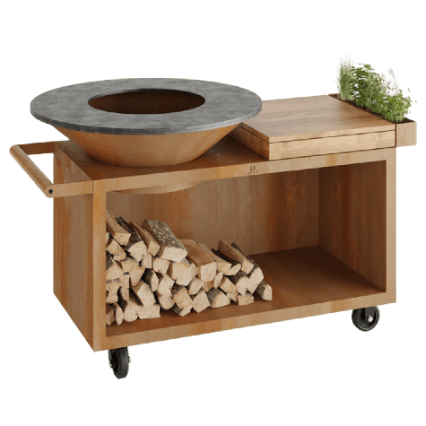 OFYR Island Corten 100 PRO Teak Hout