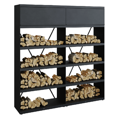 OFYR Wood Storage Black 200