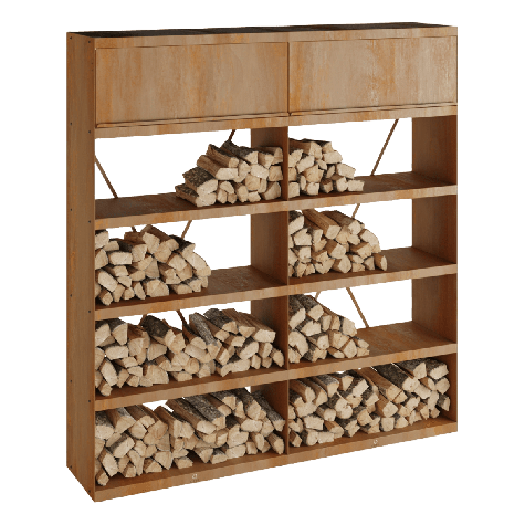 OFYR Wood Storage Corten 200