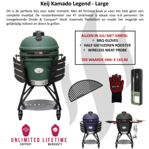 Keij legend large matgroen 21 inch