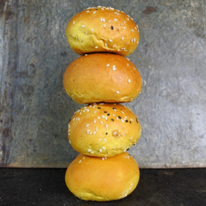 Mini burgerbun brioche yellow
