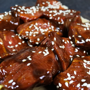 Ossenhaasspies ketjap/sesam Black Angus USA 
