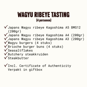 Wagyu Ribeye Tasting