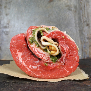 Italiaanse bavetterollade met pesto