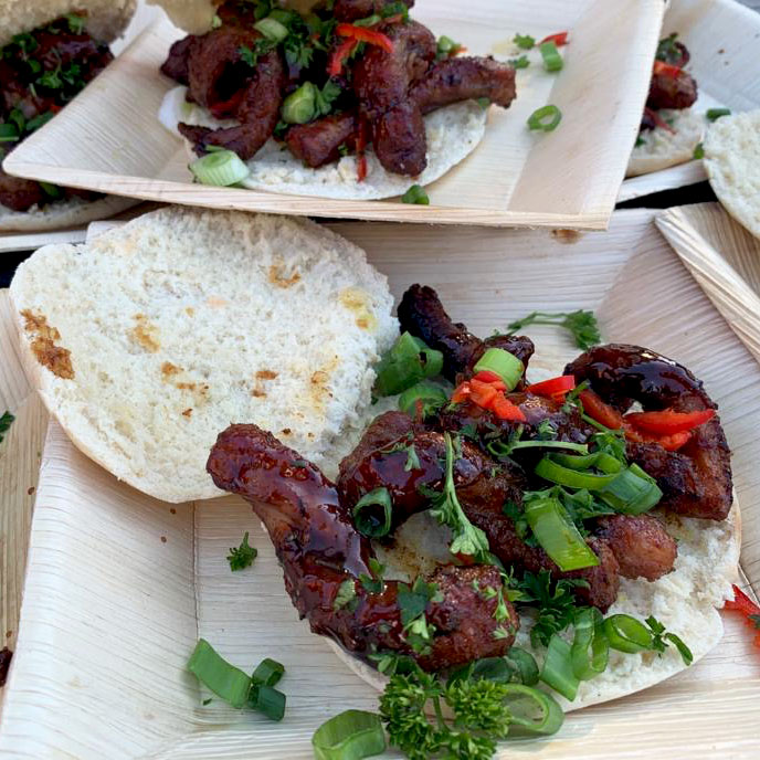 Ribfingers met Pitabroodjes