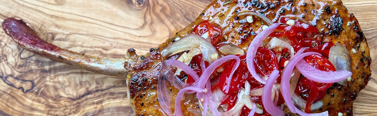 Cote du Pork met Hot Honey