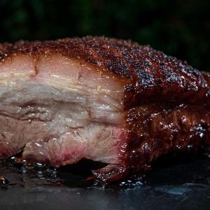 Smokey juicy pork belly