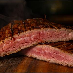 Miso marinated flank steak
