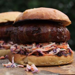 Moink Burgers met homemade Coleslaw van BBQ Junkie