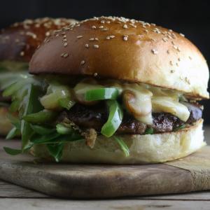 Philly Cheese Steak Burger