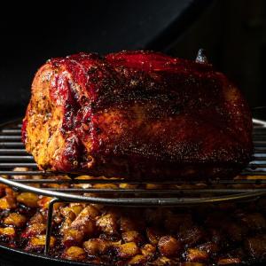 Varkens Ribeye Roast van de BBQ