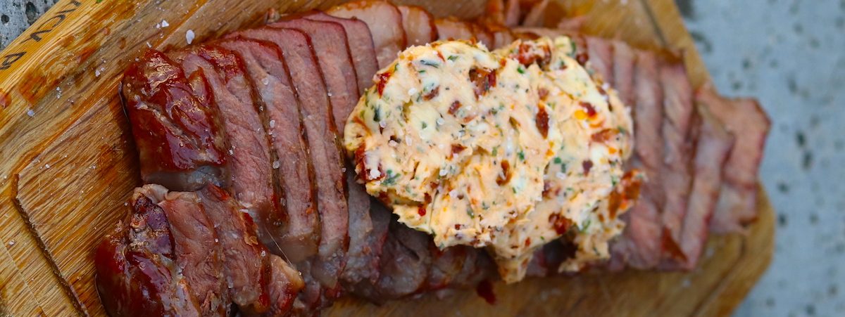 BBQ Entrecote met tomatenboter