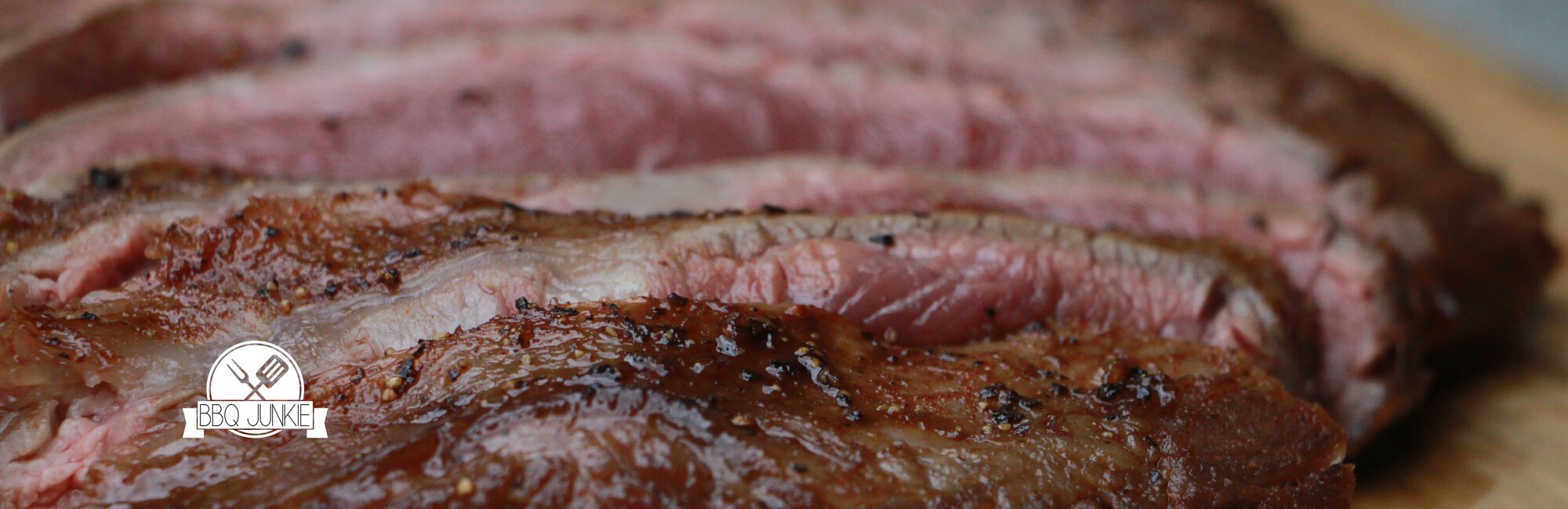 Flank steak in een whiskey marinade