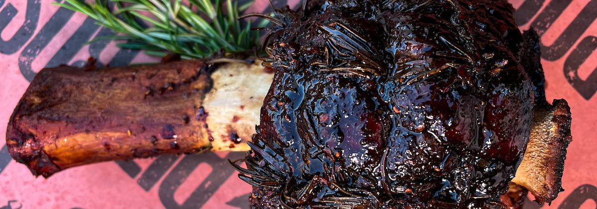 Beef Hammer met honing en rozemarijn