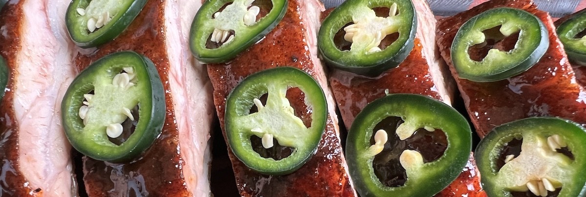 Honey jalapeno ribs