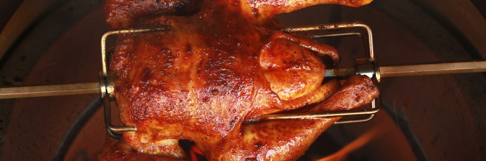Kip van het spit a la BBQ Junkie
