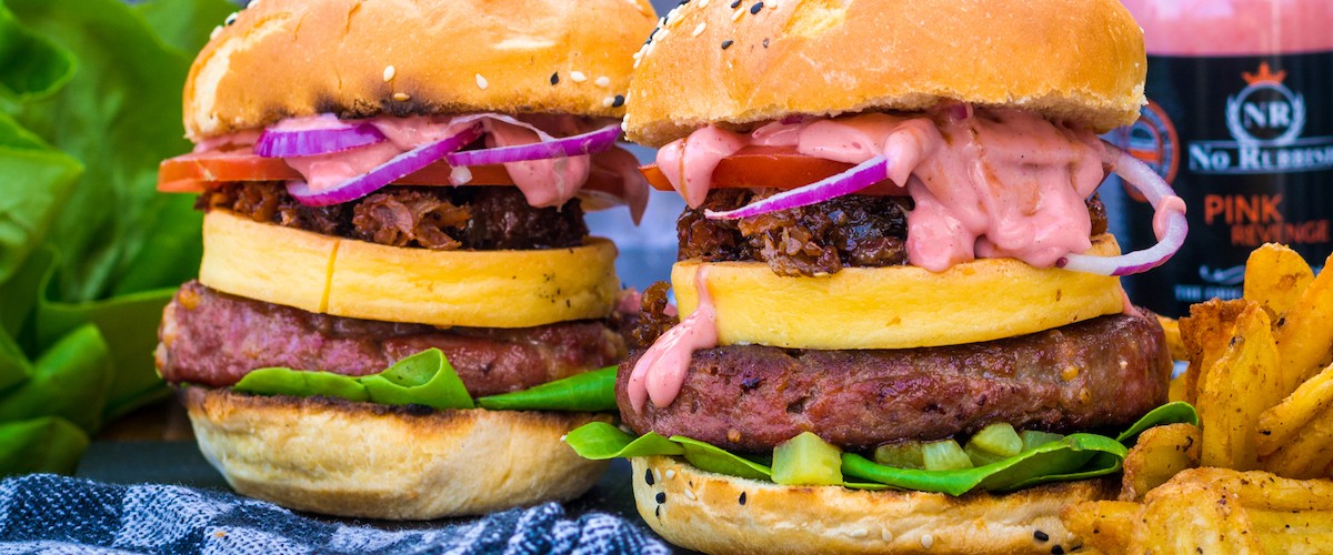 Old Amsterdam Burger met Bacon Jam