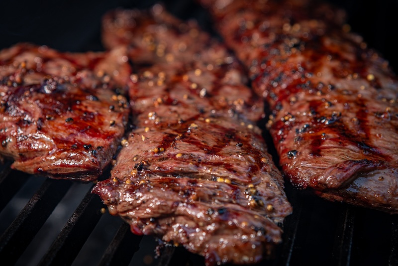 Outside skirt steak Hot 'n Fast