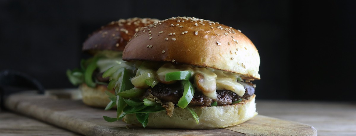 Philly Cheese Steak Burger