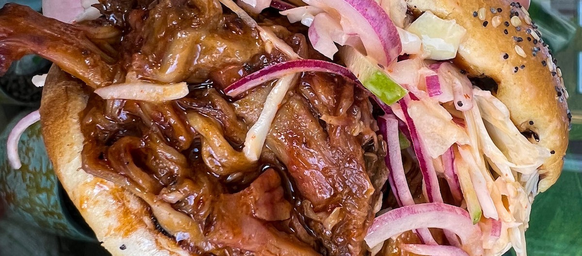 Pulled pork met kimchi coleslaw