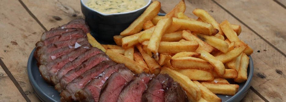 Entrecote met friet en Bearnaisesaus