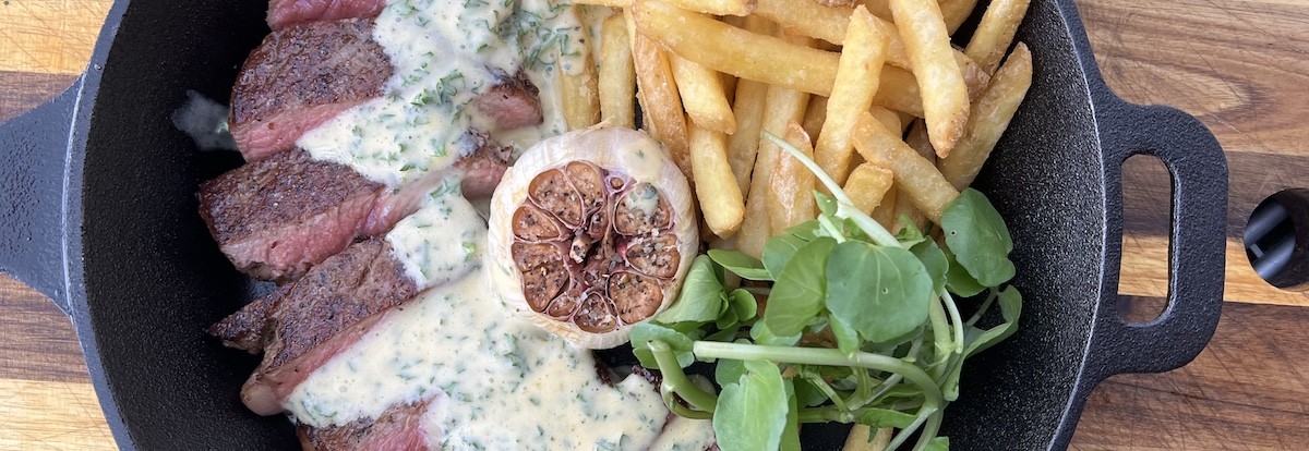 Steak frites met Bearnaise saus