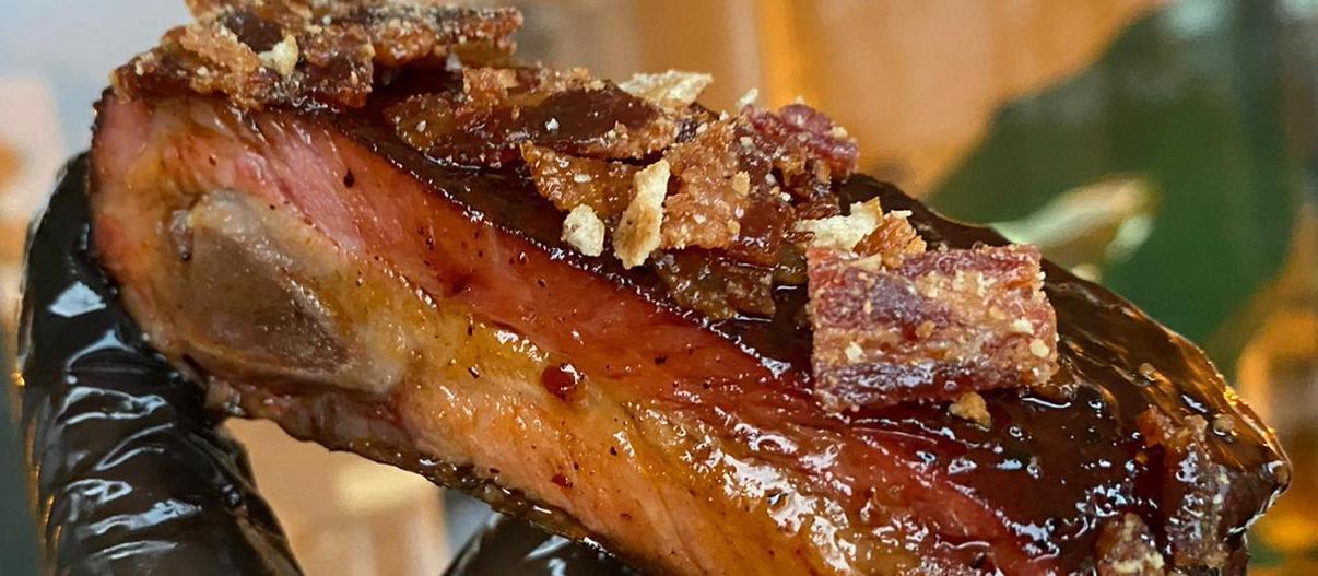Stroopwafel Ribs St. Louis Style