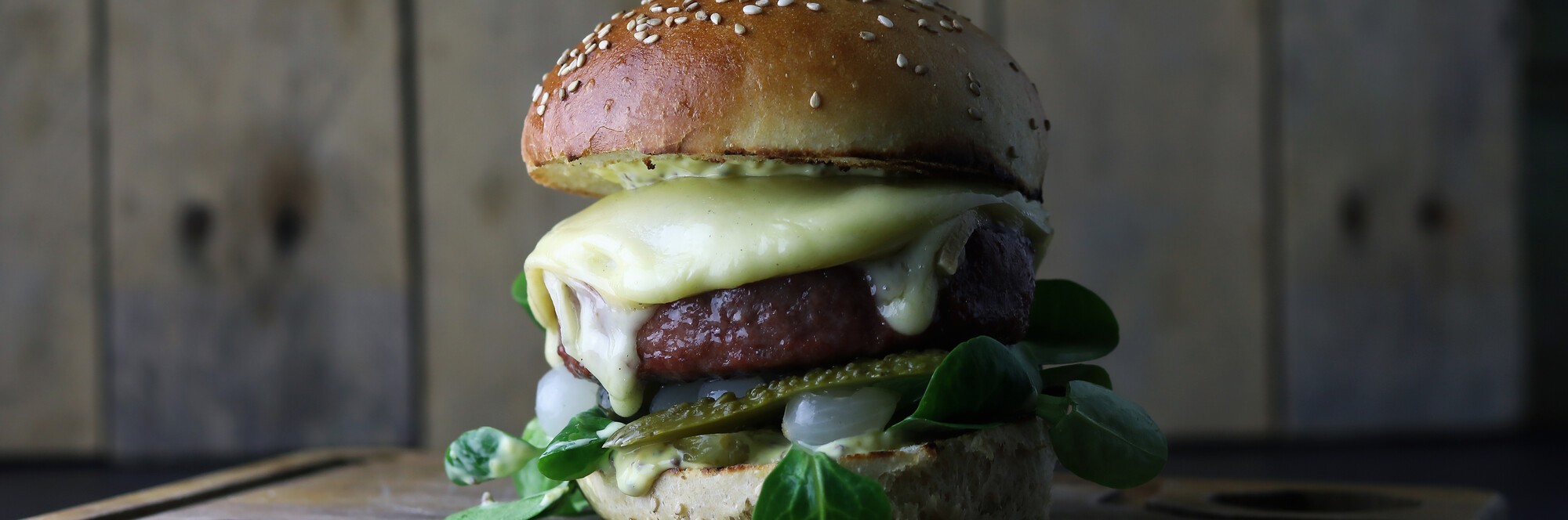 Broodje Raclette Burger