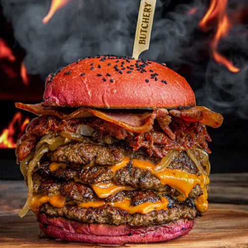 <h3>Heart Attack Burger</h3>